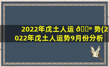 2022年戊土人运 🌺 势(2022年戊土人运势9月份分析 🐡 )